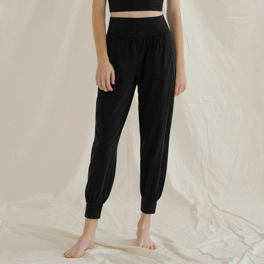 SANTOSHA High-Rise Jogger With Side Pockets (black)