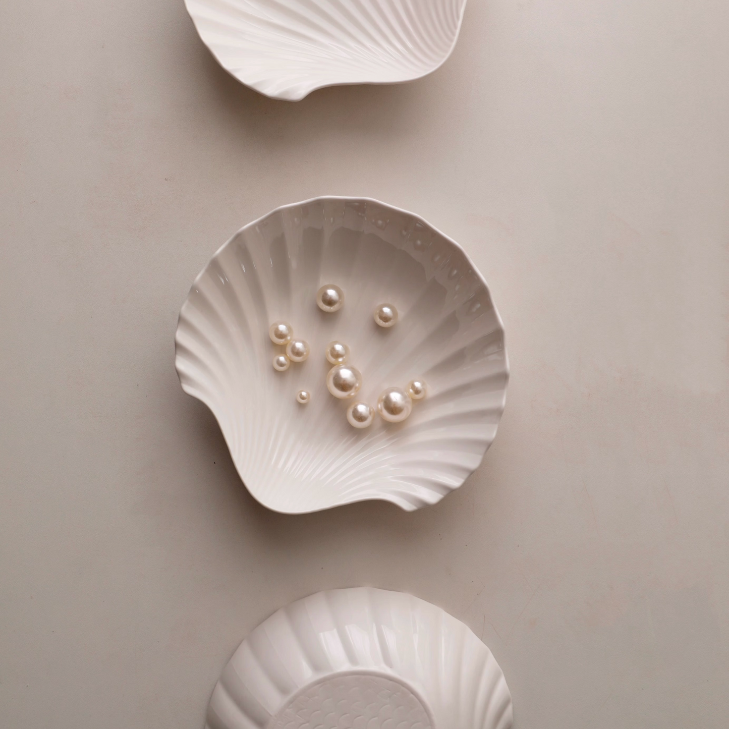 Ceramic Seashell Tray