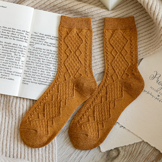 KOTO Wool-Blend Socks (turmeric)