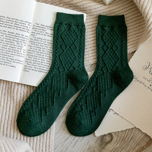 KOTO Wool-Blend Socks (evergreen)