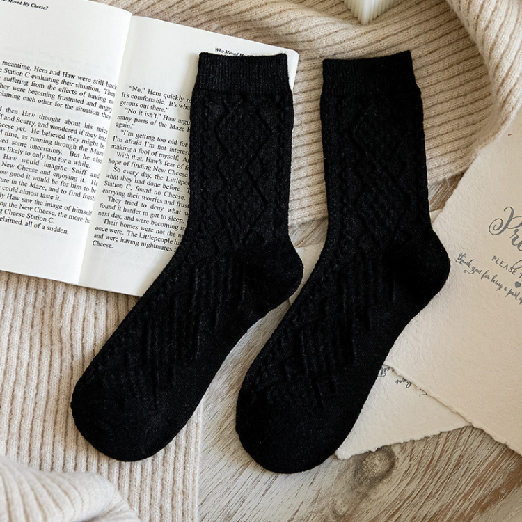 KOTO Wool-Blend Socks (black)
