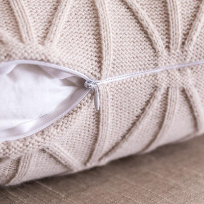 Cotton Knit Cushion Cover (45x45cm) - Morandi Hygge