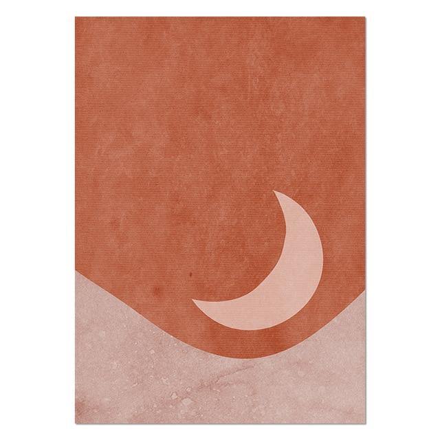 Sun and Moon Wall Art - Morandi Hygge